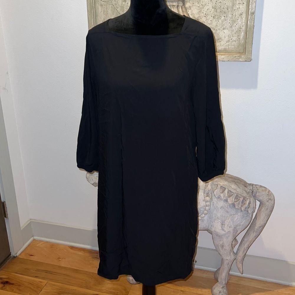 GAP true black shift dress‎ Sz S petite